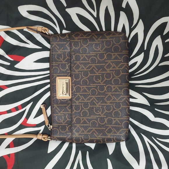Calvin Klein Handbags - Calvin Klein Brown Signature Crossbody Bag